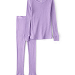 Carter's Girl PurelySoft Long-Sleeve 2-Piece Pajamas, Purple Solid, 3T