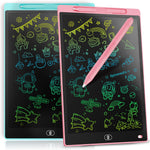[2 Pack] Genialba LCD Writing Tablet 8.5-Inch Colorful Doodle Board, Toddler Learning Educational Toys Gifts for 3-8 Years Old Girls and Boys, Electronic Drawing Pad for Kids (Pink&Blue)