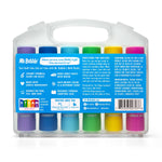 Mr. Bubble Bath Time Body Paints – 6-Color Washable Bath Paint Sticks with Gentle, Kid-Safe Formula – Fun Tub Time Art Set with Scented Colors & Carrying Case