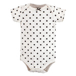 Hudson Baby Unisex Baby Cotton Bodysuits, Cinnamon Pink Prints, 12-18 Months
