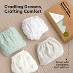 2-Pack Organic Bassinet Sheets for Girls, Boys - 100% Cotton Bassinet Mattress Sheets Compatible with Halo Bassinest Swivel Sleeper, Graco, Baby Delight, Chicco,Unisex Fitted Bassinet Sheets(Bunnies)