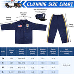 Joycover Police Officer Costume for Kids - Deluxe Police Costume for Kids with Accessories, Kids Halloween Costumes for Boys Girls, Cop Costume Role Play Kit for Halloween Career Day-M…