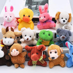 JOYIN 24 Pack Mini Animal Plush Toy Assortment, Animals Keychain Decoration for Kids, Small Stuffed Animal Bulk for Kids, Carnival Prizes, School Gifts, Halloween Goodie Bags