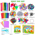 Zefy 3200+ Pcs Arts and Crafts Supplies for Kids, All in One Craft Kits with 12 Crafts Design, DIY School Supplies Kit Craft Box Easter Gifts for Girls Boys Ages 4-12