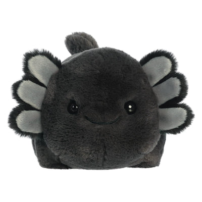Aurora® Adorable Spudsters™ Stuffed Animal - Round Shape Makes for Comforting Cuddles - Perfect for Kids All Ages and Animal Loving Adults - Black 10 Inches