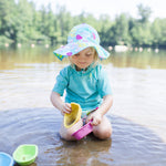 i play. by green sprouts Baby Short Sleeve Rashguard, Dark Aqua, 18 Months