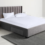 Utopia Bedding Waterproof Mattress Protector Queen Size, Premium Terry Mattress Cover 200 GSM, Breathable, Fitted Style with Stretchable Pockets (White)