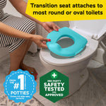 Baby Einstein Geared for Success 2-in-1 Potty Training System, Toilet & Potty Seat Included, Ages 18+ Months, with Music and Spinning Gears