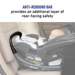 Graco SnugRide SnugFit LX Infant Car Seat, Baby Car Seat with Anti-Rebound Bar for Extra Safety, SnugLock Easy Install Carseat, 1-Hand Adjustable Handle, No-Rethread Harness, Baby Essentials, Pierce