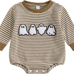 St Patricks Day Baby Boy Outfit Newborn Waffle Shamrock Onesie Sweatshirt Bubble Romper Top Infant Spring Clothes