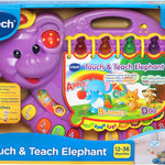 VTech Touch and Teach Elephant, Purple