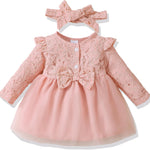 Baby Girl Dress Infant Clothes Newborn Fall Winter Outfits Plaid Dresses Cute Birthday Gifts Holiday Princess Dress for Girls