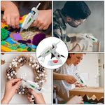 Krightlink Hot Glue Gun Kit with 30 Glue Sticks, Fast Preheating Hot Melt, High Temp for School Crafts DIY Arts and Quick Home Repairs (20w)