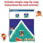 Skillmatics Scissor Skills Activity Book - Snip, Snip Holiday Magic, Art & Craft Christmas Kit for Kids, 2 Child-Safe Scissors, 25 Fun Activities, Gifts for Girls & Boys Ages 3, 4, 5, 6, 7