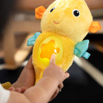 Baby Einstein Sea Dreams Seahorse Plush Soother Toy, with Music and Lights, Ages 0 Months and Up, Yellow