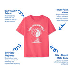 Garanimals Baby & Toddler Boy Car Tees - Short Sleeve Tees - Kid's Casual Crew Neck - Size 0-3 Months - Bright Red, Light Grey, Blue - 4 Pack