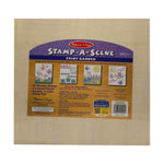 Melissa & Doug Stamp-a-Scene Stamp Pad: Fairy Garden - 20 Wooden Stamps, 5 Colored Pencils, and 2-Color Stamp Pad