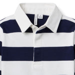 Janie and Jack Striped Rugby Shirt, Multicolor, 6-12