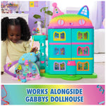Gabby's Dollhouse, Kitty Care Ear Purrfect Playroom, 17-Piece Playset with 4 Toy Figures and Dollhouse Furniture, Kids Toys for Girls & Boys Ages 3+