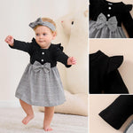 Baby Girl Dress Infant Clothes Newborn Fall Winter Outfits Plaid Dresses Cute Birthday Gifts Holiday Princess Dress for Girls