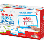 hand2mind Elkonin Boxes Magnetic Dry Erase Boards Set, Phonemic Awareness, Speech Therapy Materials, Letter Sounds for Kindergarten Phonics, Science of Reading Manipulatives (Set of 8), White