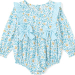 Simplee kids Baby Infant Girls Cotton Long Sleeve Summer Ruffle Romper 3-24 Months