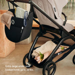 Bugaboo Dragonfly City Stroller, Lightweight Compact Baby Stroller with One Hand Easy Fold in Any Position, Full Suspension, XL Underseat Basket, Black Chassis and Forest Green Sun Canopy