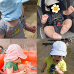 FURTALK Baby Sun Hat UPF 50+ UV Ray Sun Protection Cotton Toddler Hats for Boys Girls Green