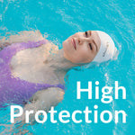 Limmys Men’s Women’s Unisex Swimming Cap - 100% Silicone Ladies Swim Caps - Premium Quality, Stretchable and Comfortable Swimming Hats - Available in Different Attractive Color (Jet Black)