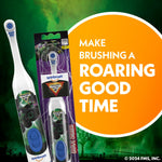 Spinbrush Monster Jam Grave Digger Battery Powered Electric Toothbrush for Children Ages 3+ with AA Battery, Soft Head Bristles