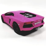 Kinsmart HOT Pink Matte Aventador LP-700 138 O Scale Diecast Car, Small