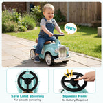 Costzon Ride On Push Car for Toddlers, Classic Kids Ride On Car Foot-to-Floor Sliding Car with Steering Wheel, Horn & Under Seat Storage, Ride On Toy for Boys Girls 18-36 Months (Green)