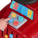 Radio Flyer Tinker Truck With Lights & Sounds, Toddler Ride On Toy, For Ages 1-3, Red, Large