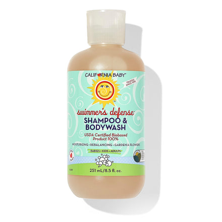 California Baby Shampoo & Bodywash bottle on a white background