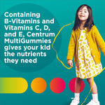 Centrum Kids Multivitamin Gummies, Stocking Stuffer, Tropical Punch Flavor Made With Natural Flavors, 150 Count, 150 Day Supply