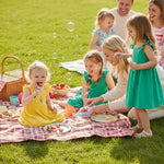 PATPAT Toddler Girl Floral Skater Multipack Dresses 2/3 Pack Spring Polka Dots Short Sleeve Priness A-line Dress