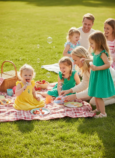 PATPAT Toddler Girl Floral Skater Multipack Dresses 2/3 Pack Spring Polka Dots Short Sleeve Priness A-line Dress