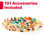 Step2 101-Piece Play Food Assortment, Pretend Kitchen Playset, Vegetables, Fruit, Dessert, For Toddlers Ages 2-6 Years