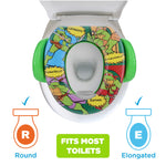 Nickelodeon TMNT “Comic“ Soft Potty Seat and Potty Training Seat - Soft Cushion, Baby Potty Training, Safe, Easy to Clean