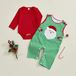 My First St Patricks Day Baby Boy Outfit Newborn Irish Shamrock Onesie Striped Waffle Pants Set Spring Clothes