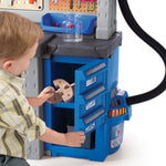 Step2 Deluxe Kids Workbench – Includes 50 Toy Workbench Accessories, Interactive Features for Realistic Pretend Play – Indoor/Outdoor Kids Tool Bench – Dimensions 40.75" H x 34" W x 15" D