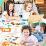 Number Counting Blocks Toys for Kids, Montessori Educational Toys for 3 4 5 Year Old Boys Girls Birthday Gifts, Toddler Preschool Learning Activities, Math Manipulatives Learning Counting Toy for 3-5