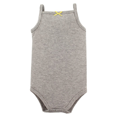 Hudson Baby Unisex Baby Cotton Sleeveless Bodysuits Bodysuit, Daisy, 9-12 Months US