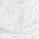 Little Unicorn Premium Cotton Swaddle Baby Blanket | Breathable Fabric | for swaddling, Play, Nursing & More (Dots)