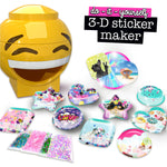 ACTIVITY KINGS ILY DIY 3D Sticker Maker – Arts & Crafts Kit for Kids Ages 6+ | Makes 30 Custom Stickers Fun & Creative Toy Gift for Boys & Girls