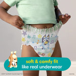 Pampers Training Pants - Easy Ups Boys & Girls Bluey - Size 3T-4T, 22 Count, Children's Potty Underwear (Packaging May Vary)