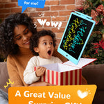 KOKODI LCD Writing Tablet, Gifts for 3 Years Old Boys and Girls，10 Inch Colorful Doodle Board Drawing Tablet, Erasable Reusable Electronic Drawing Pads, Educational and Learning Toys for Kids