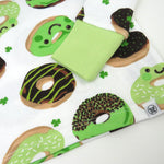 HonestBaby Celebration 2-Piece Pajamas Sleepwear PJs 100% Organic Cotton for Baby, Toddler, Kids, Shamrock Sprinkles