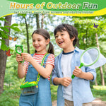 YongnKids Bug Catcher for Kids,28 Pcs Bug Catching Kit with Butterfly Net Magnifying Glass Insect Catcher Tweezers, Insects & Insect Cognition Cards,Outdoor Explorer Kit for Kids Age 3 4-8