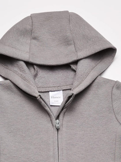 Hanes, Zippin Soft 4-way Stretch Fleece Hoodie, Babies and Toddlers